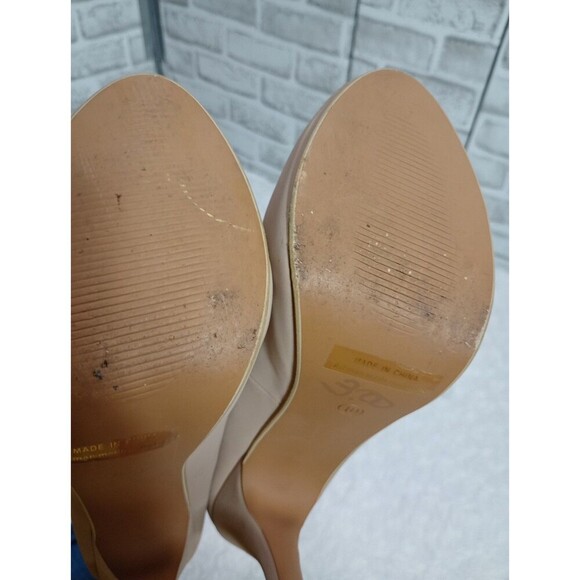 Flourish nude Pumps Ankle Strap  Heels Size 10 - Picture 8 of 9